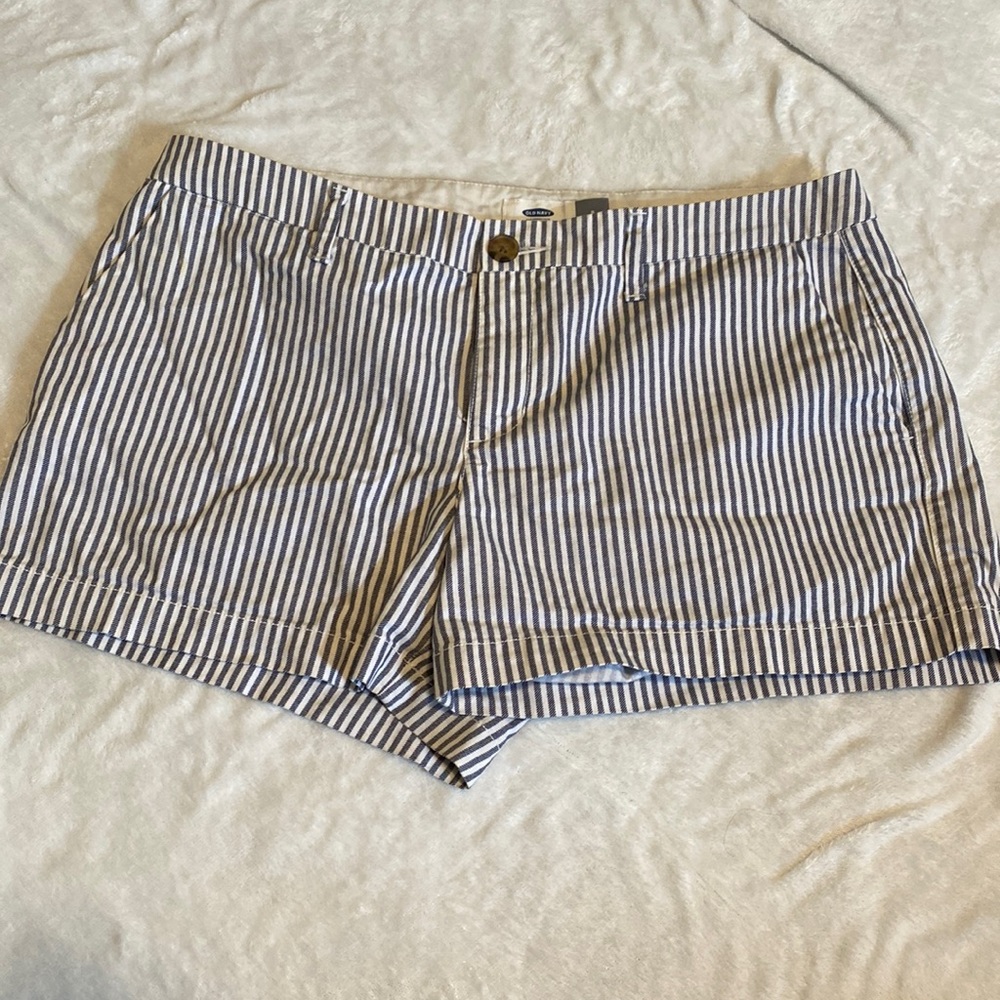 Blue and white stripe shirts